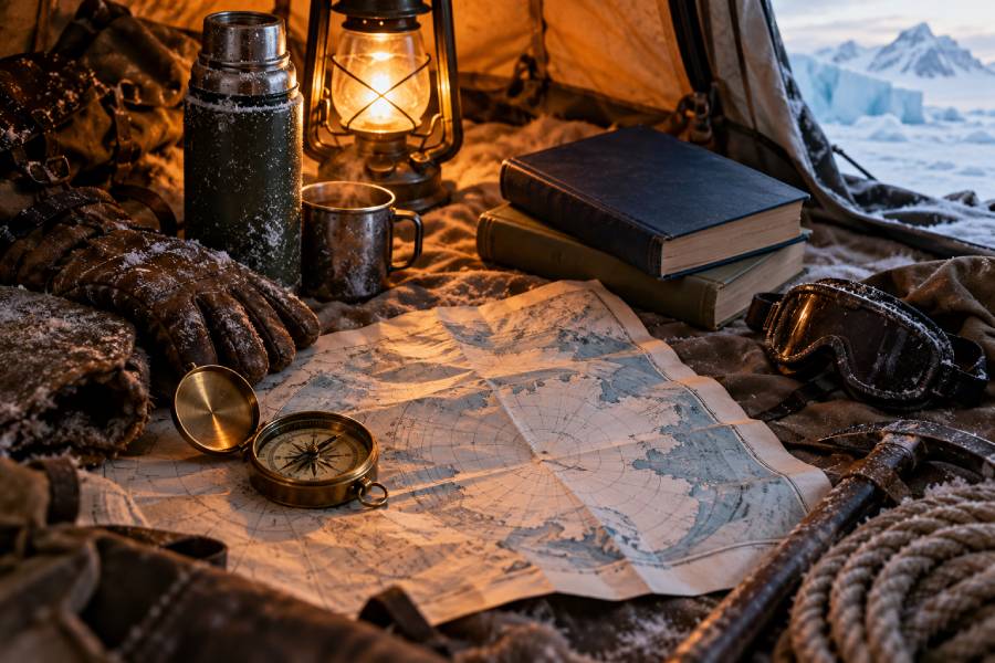Книги про життя полярних дослідників: історії експедицій в Арктику й Антарктиду