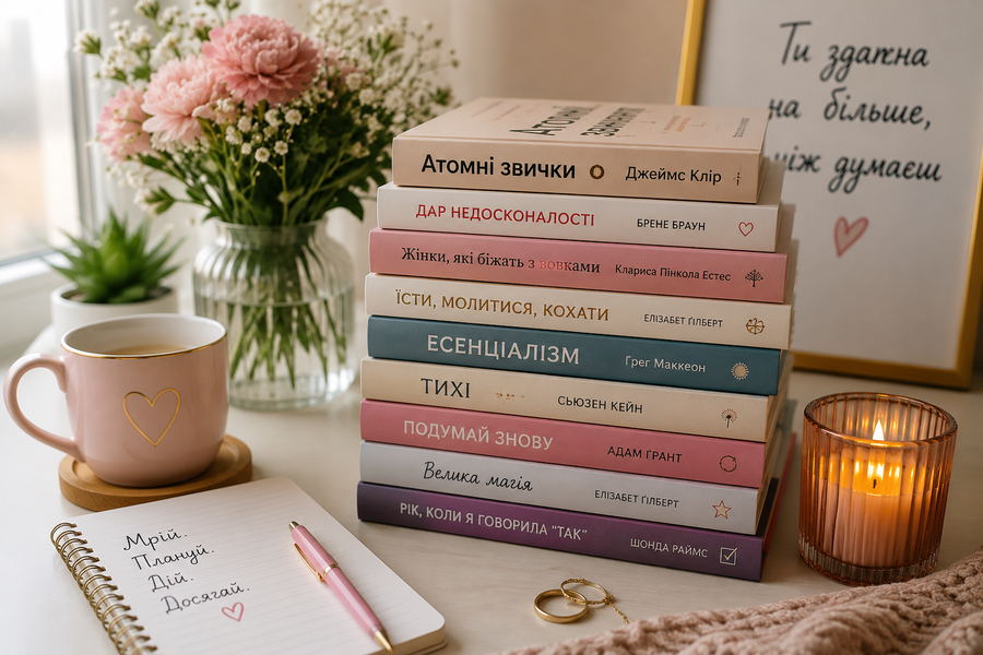 Книги для жінок про мотивацію: що почитати для натхнення та впевненості