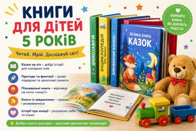 Книги для дітей 5 років: що обрати, щоб дитина сама просила почитати ще